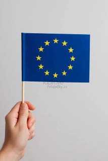 EU, 100 ks, papírová vlaječka A5